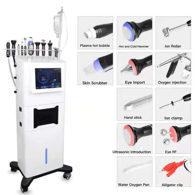 12 dans 1 machine de beauté d'hydre d'écran tactile de cou de visage
