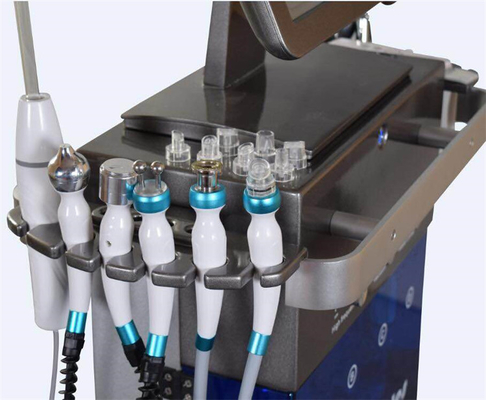 Poignées propres de la machine 9 de beauté de l'hydre 110v de visage de l'oxygène