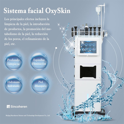 Massage facial de femmes 6 propres dans 1 machine de Hydrodermabrasion écran Sincoheren de 10,4 pouces